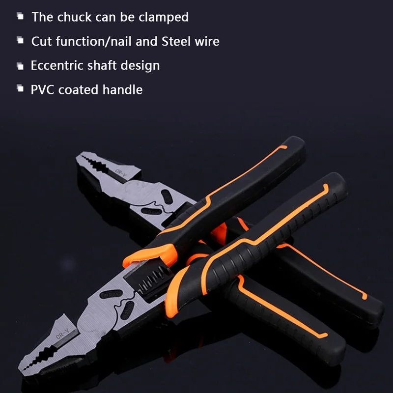 

9'' Multifunction Pliers Set Combination Pliers Stripper/Crimper/Cutter Heavy Duty Wire Pliers Diagonal Pliers Hand Tools