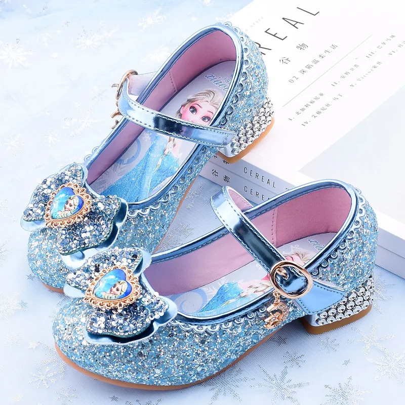 Сандалии для девочек Холодное сердце танцевальная обувь принцессы нескользящая