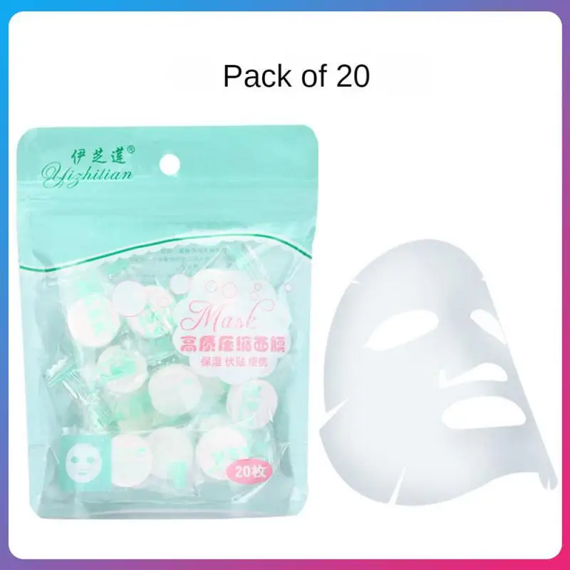 

Ultrafinas Mini Facial Mask Hydrotherapy Cosmetic Cotton Diy Cotton Pad Compresión Nonwovens Good Assistant Compact Skin Care