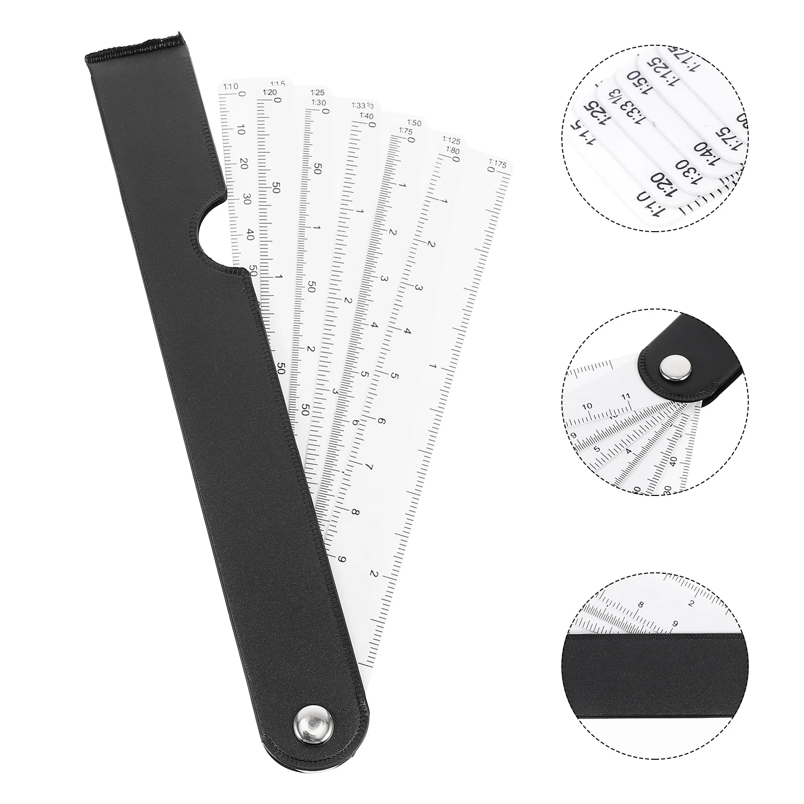 

Rulerscale Professional Measuring Square Painting Tool Straight Triangle Stationery Folding 90° Design L Compact Supplies