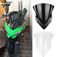 motorcycle windscreen windshield baffle wind deflectors for kawasaki ninja 400 2018 2019 2020 ninja 250 ex400 accessories