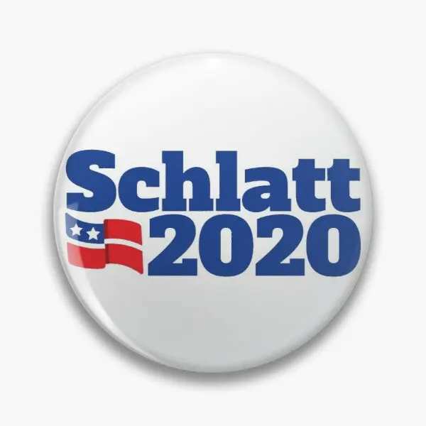 

Schlatt 2020 Campaign Logo Customizable Soft Button Pin Fashion Cute Lapel Pin Jewelry Women Gift Lover Clothes Badge Metal Hat