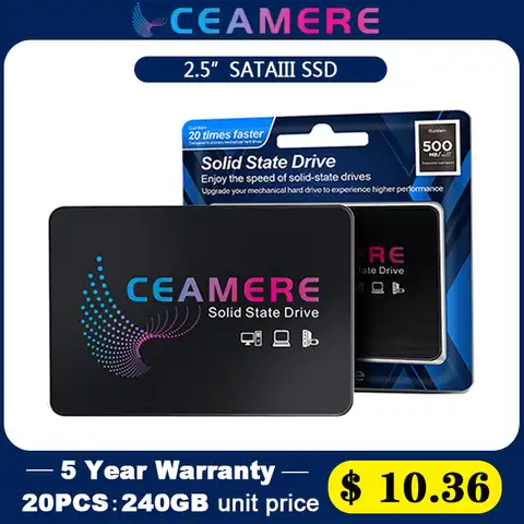 Жесткий диск CeaMere Sata Ssd 20 шт. 120 ГБ 2,5 ГБ 128 ГБ 240 ГБ 256 ГБ, жесткий диск 480гб 512гб, внутренний жесткий диск, бесплатный Пользовательский логотип