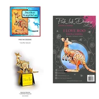 2022 kangaroo clear stamps no cutting dies for diy scrapbooking paper card decoration album hand account handmade craft stamps