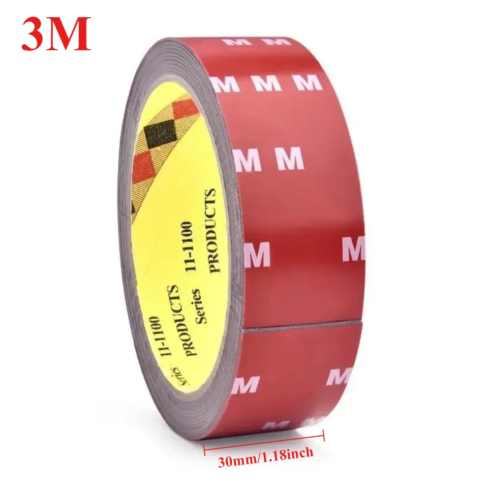 

3M прочная двусторонняя клейкая лента высокой вязкости для автомобильного использования, устойчивая к высоким температурам фиксирующая клейкая лента