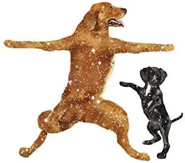 

Акварель Kawaii Yoga Dogs большой жестяной знак Алюминиевый металлический знак жестяной знак 12x16 дюймов