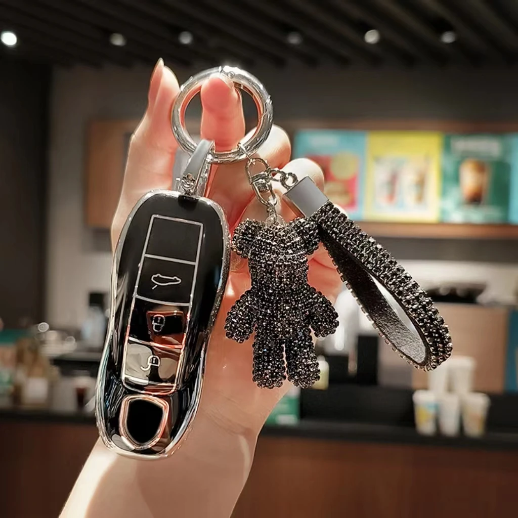 Чехол из ТПУ для автомобильного дистанционного ключа брелок Porsche 991 996 958 918 911 970 997