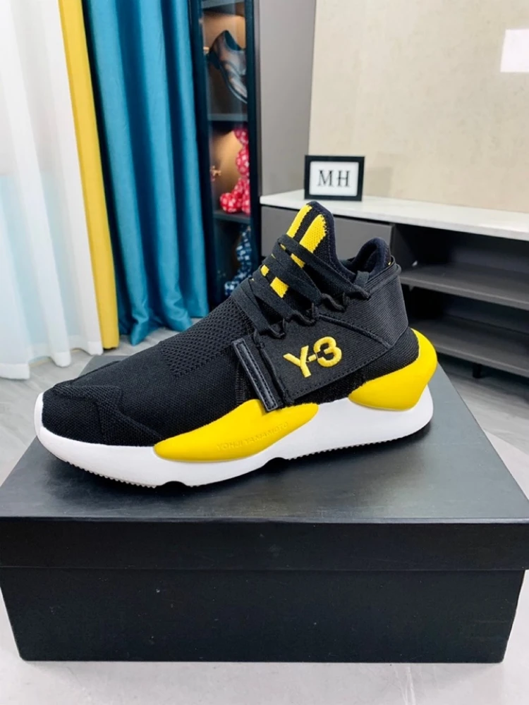 

2023 New Y3 Shoes Male Mesh Couple Sports Casual Breathable Increase Daddy Shoes High Quality Summer Sports comfortable Sneaker