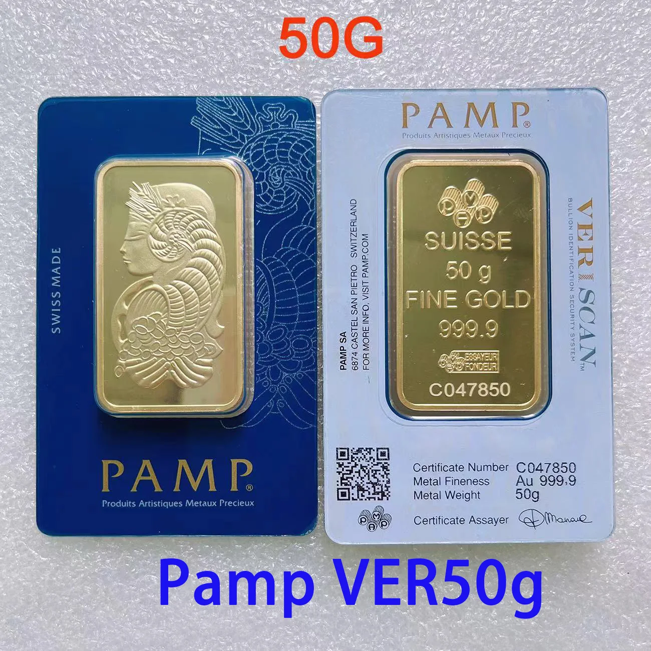 

Золотой слиток Lady VER-50g