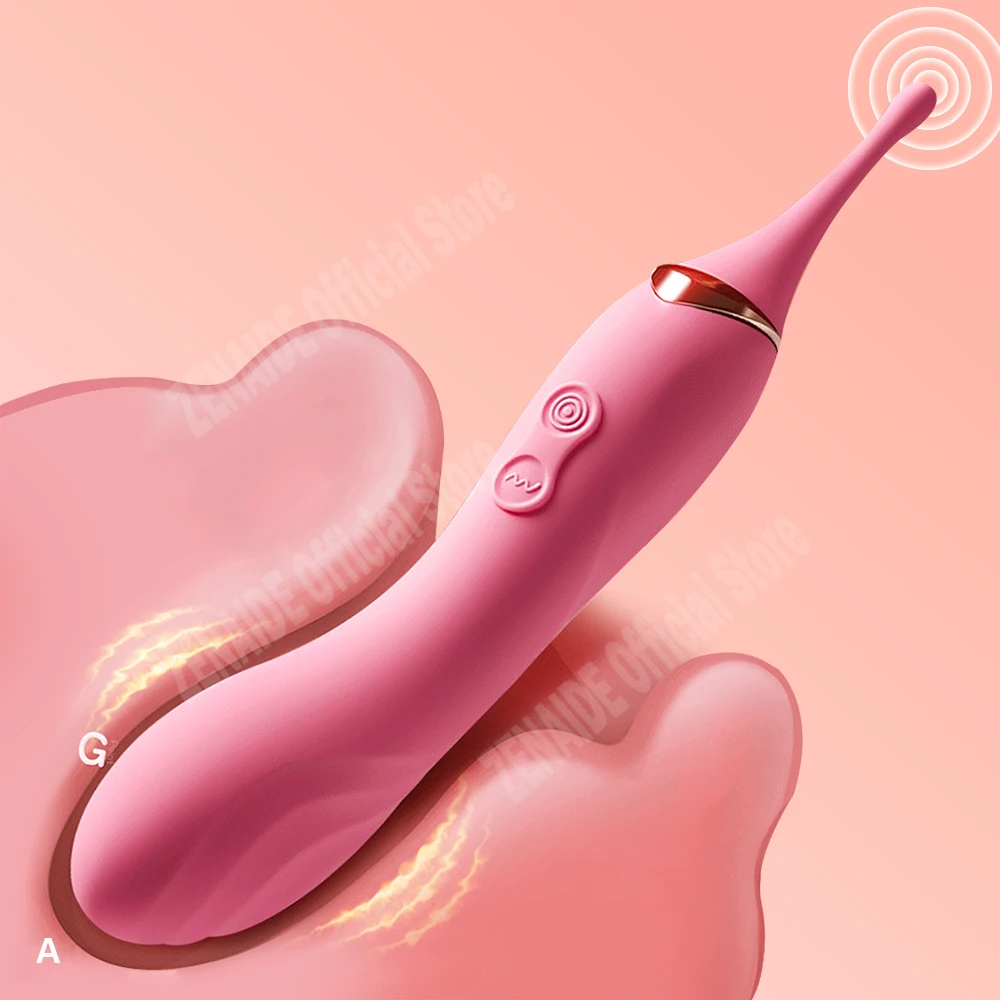 Массажер для стимуляции точки G с подогревом вставляемый стимулятор двойной