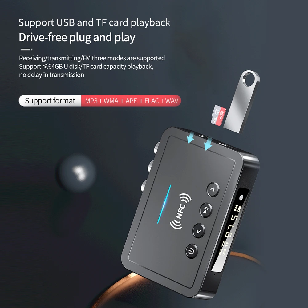 Перезаряжаемый 3 5 мм AUX/RCA/USB U диск/TF вход Bluetooth 4 пульт дистанционного управления M6