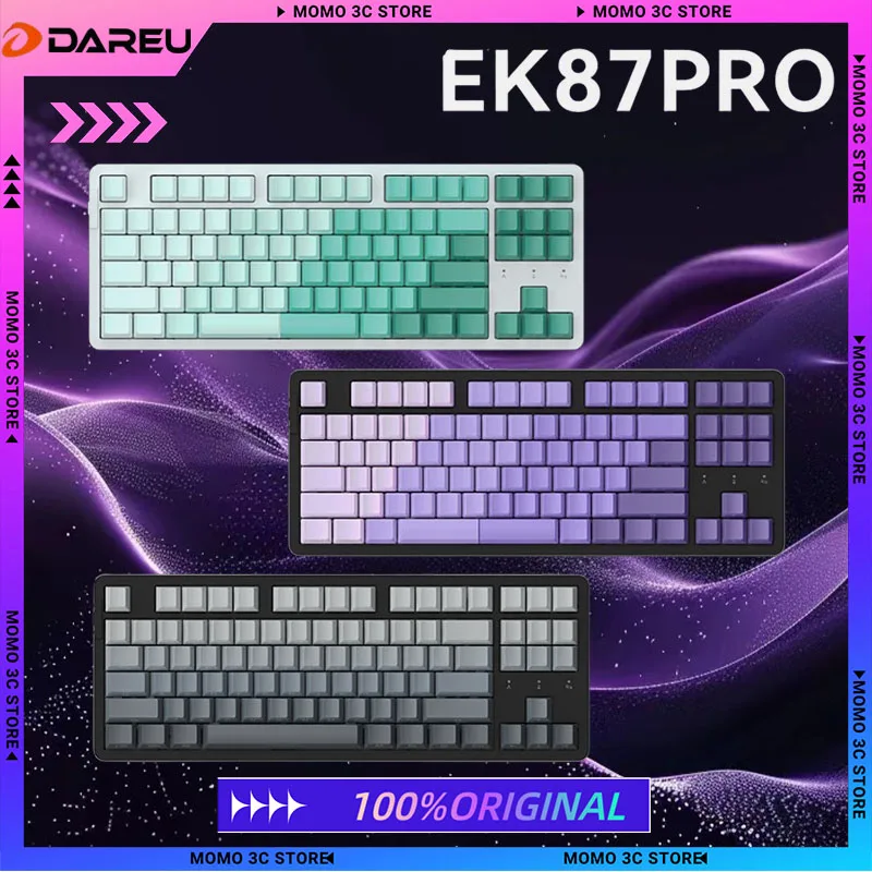 Механическая клавиатура Dareu EK87 Pro трехрежимная беспроводная горячая замена RGB