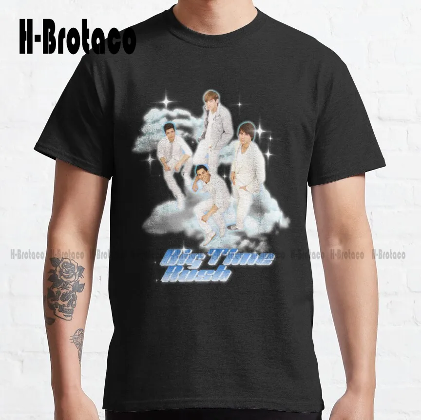 

Big Time Rush Vintage Band Tee Trending Classic T-Shirt High Quality Cute Elegant Lovely Kawaii Cartoon Sweet Cotton Tee Shirts