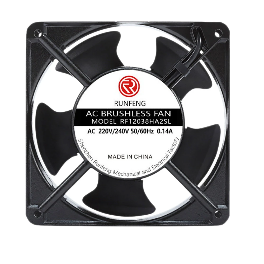 

380V 2100-2200 Rpm Computer Case Cooling Fan DC Brushless Ball Bearing Sleeve Bearing Blower