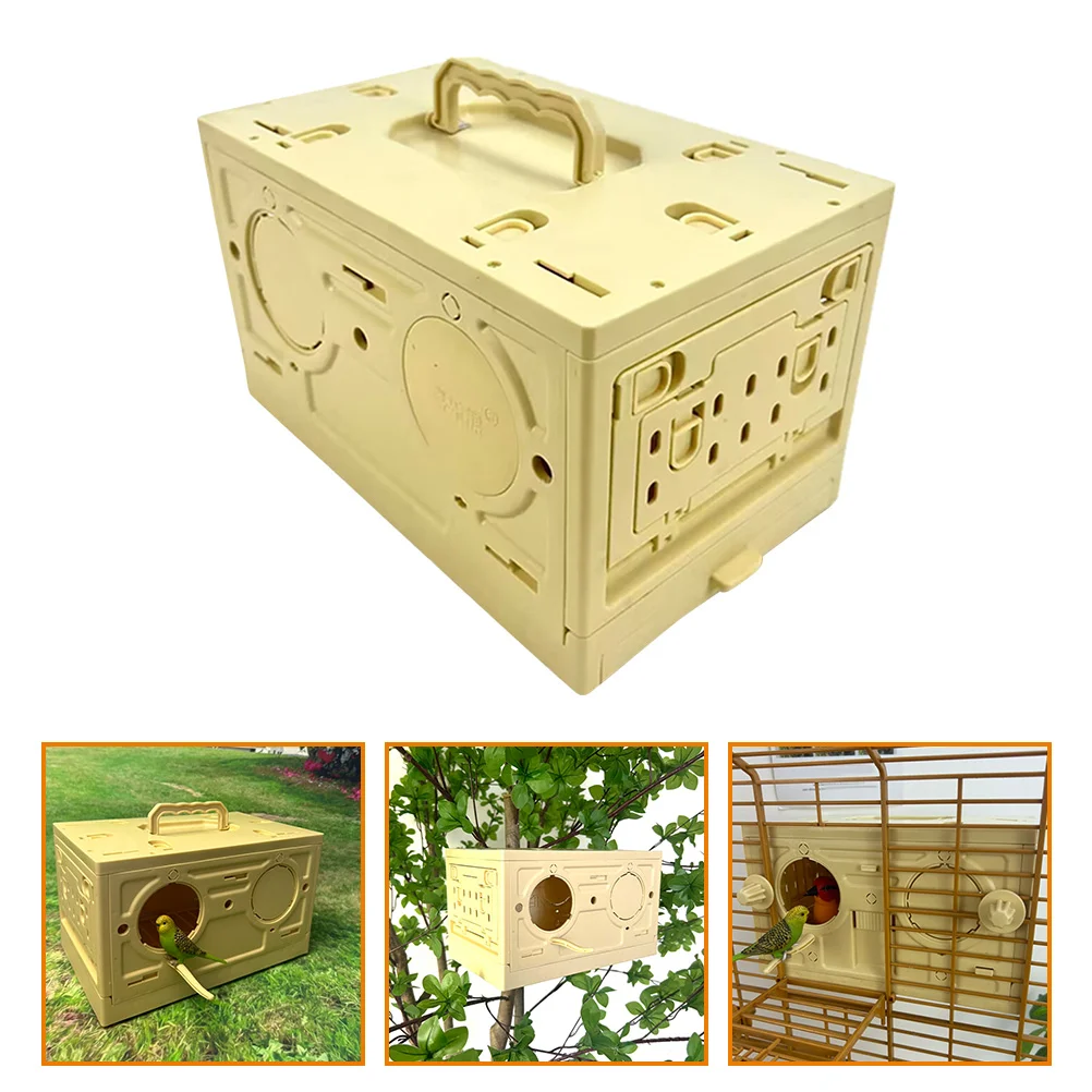 

Parrot Carrier Pet Bird Travel Cage Comfortable Transportation Outdoor Mullltifunctional The Birdcage Cages Pigeon
