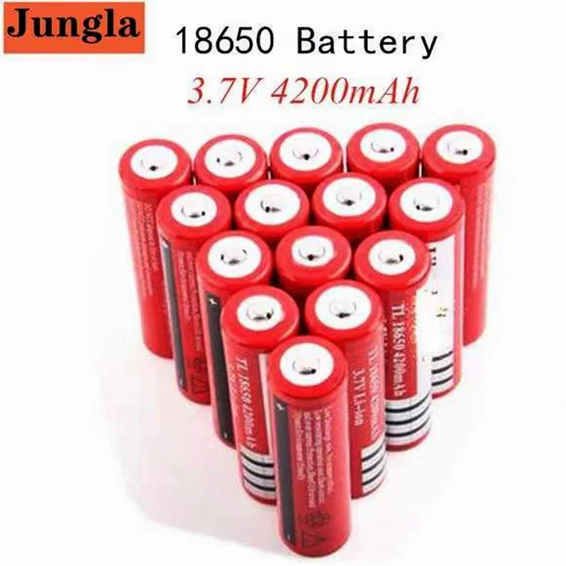 

3.7V Li-Ion Lithium Batterij Batterijen Voor Laser Pen Led Koplamp Zaklamp 18650 battery rechargeable