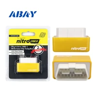 nitro obd2 eco fuel saver dual plate fuel economy chip tuning box yellow fuel saver device eco obd2 for 35 more power 25torque