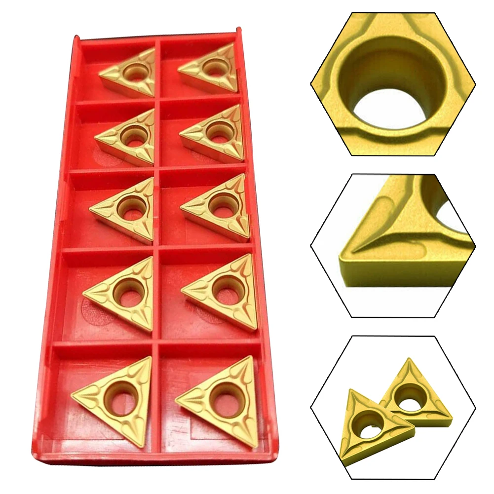 

10PCS TCMT32.51 TCMT16T304 US735 Cutter Indexable CNC Carbide Insert Turning Mechanical Workshop Tools Machinery