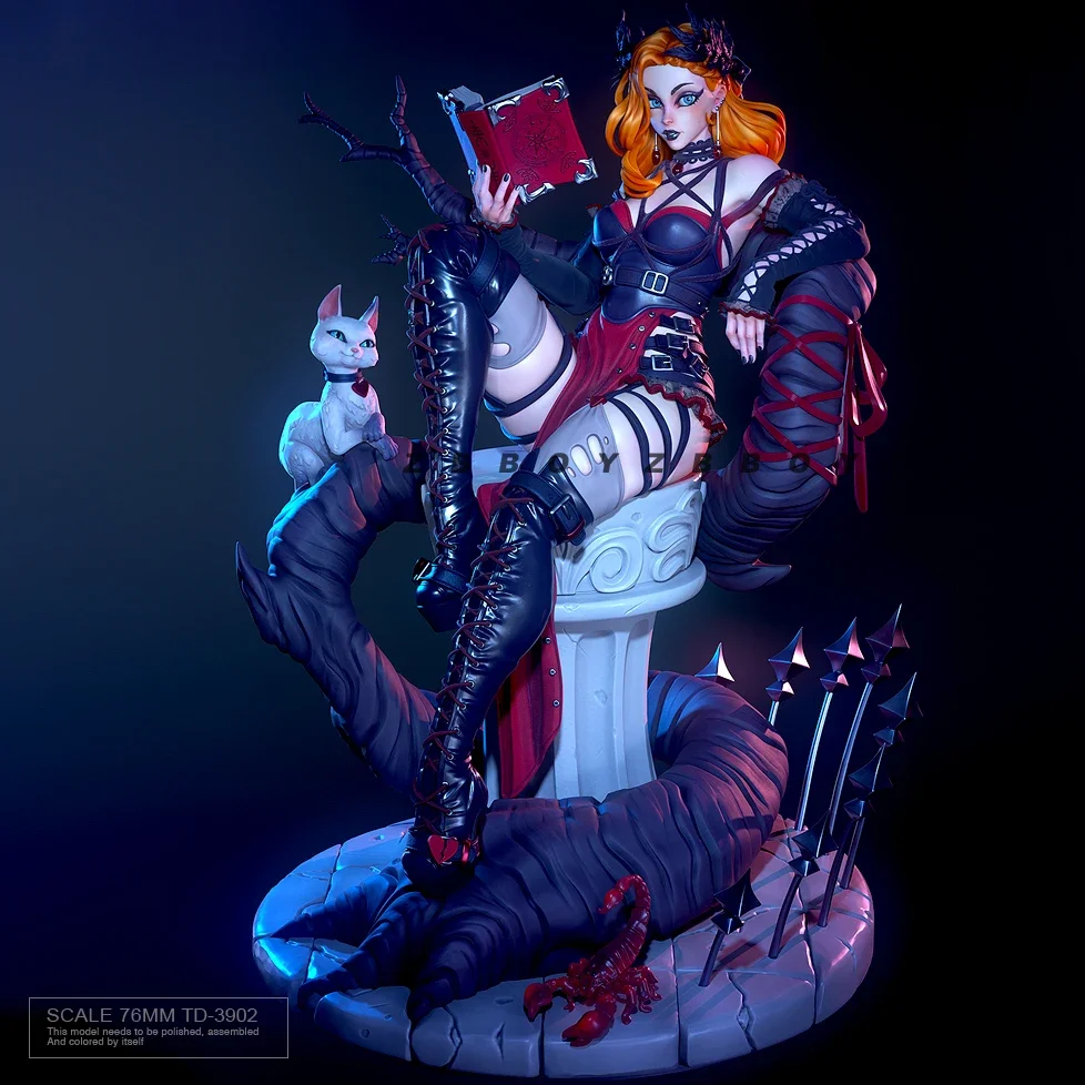 Наборы моделей из смолы 76 мм красота бесцветная и самособранная искусственная