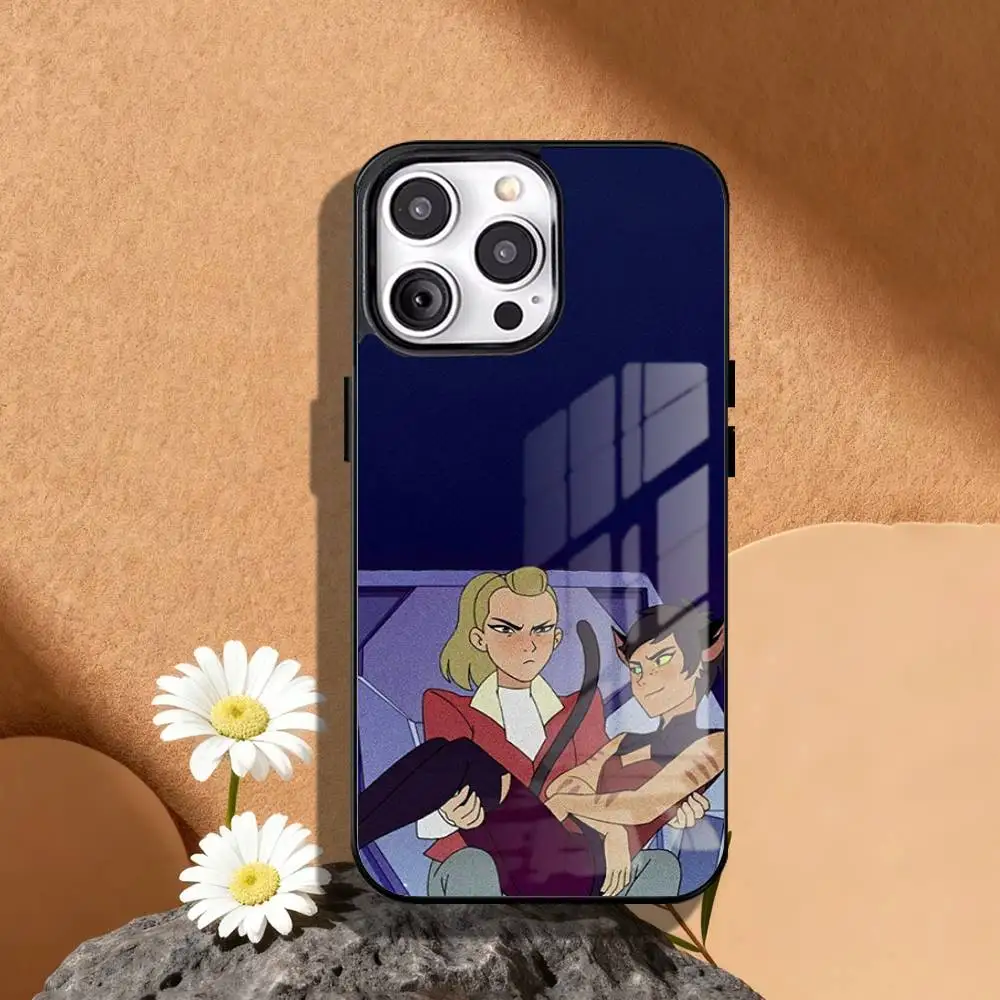 Чехлы для телефонов A-Adora C-Catra S-She-Ra для iPhone 17, 16, 15, 14, 13, 12, 11 Pro Max: ультратонкий магнитный чехол с теплоотводом (art.: 3920dbc698ee3) - 3920dbc698ee3