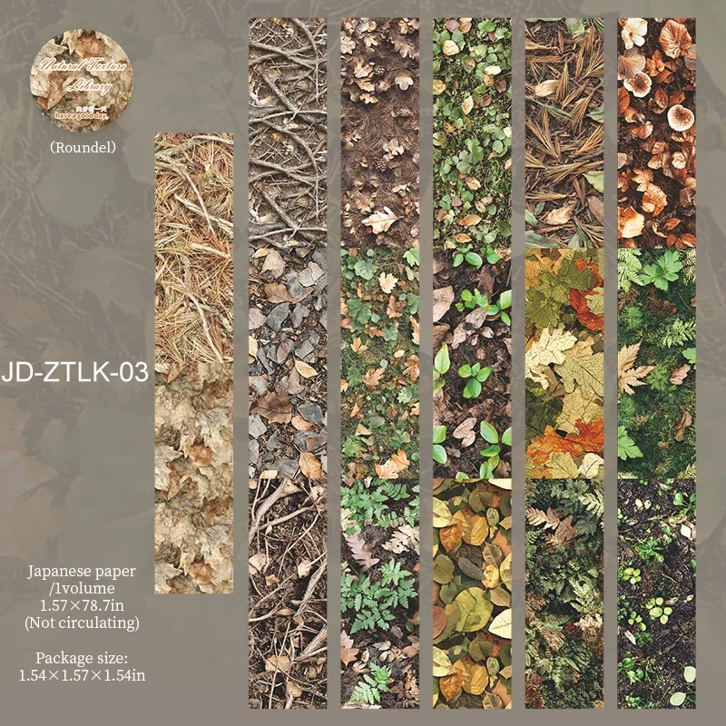 Jianwu винтажная каменная лента для коллажа