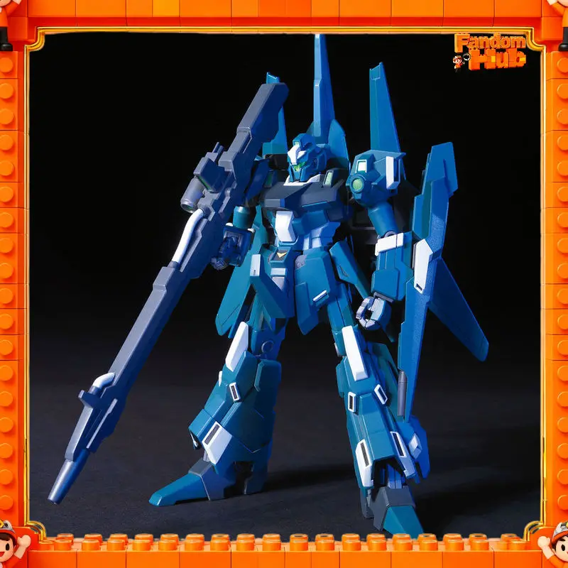 Фото Оригинальный сборный набор модели Bandai Hguc 108 1/144 Rgz 95c Rezel, коллекционная игрушка-меха, подарок. №3