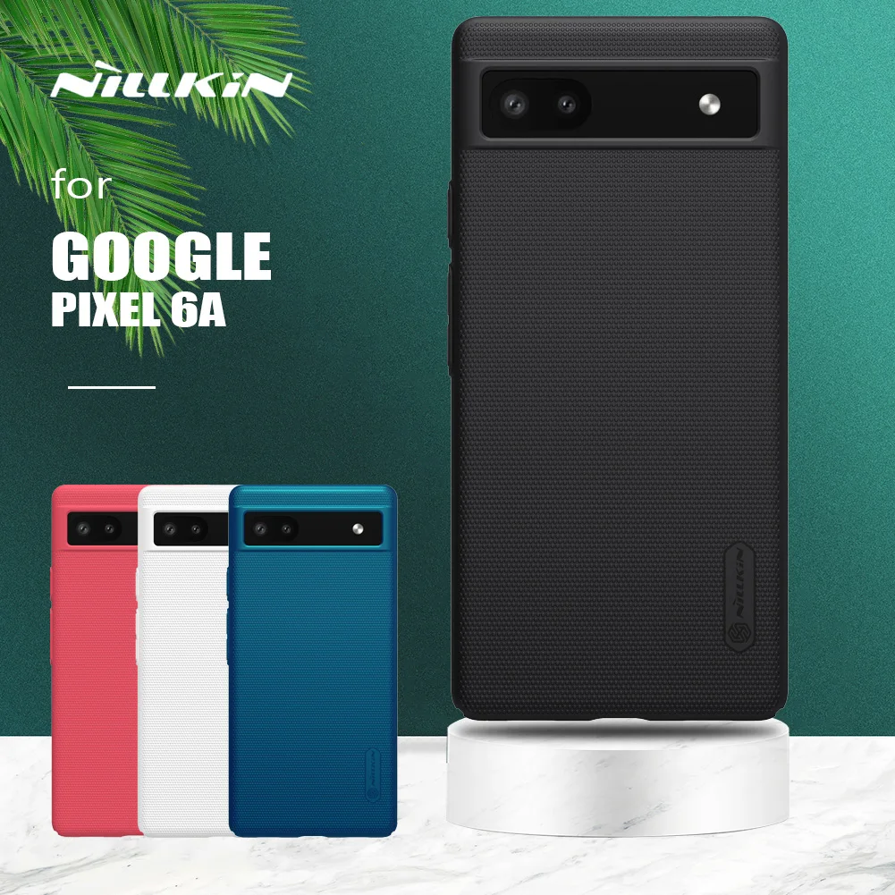 

For Google Pixel 6A Case Nillkin Super Frosted Shield Anti-fingerprint Hard Protection Back Cover for Google Pixel 6A Matte Case