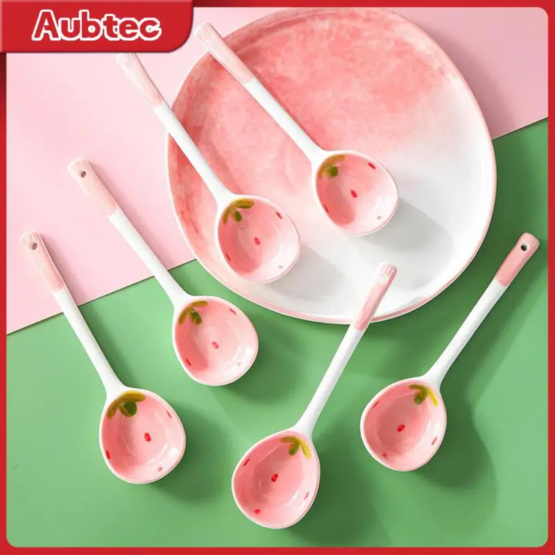 

1 шт., ложка с длинной ручкой, с мультяшным рисунком