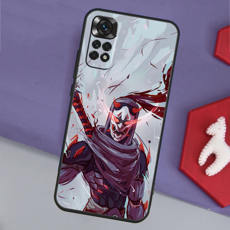 Фото Маска Samurai Oni Funda для Xiaomi Redmi Note 13 14 Pro 12 11 9 10 9S 10S 11S 12S Redmi 14C 10C 12C 13C Case №2