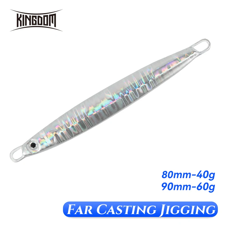 

Kingdom Metal Fishing Lure UV Coating Jigging Artificial Bait Fishing Bait Wobbler Jigs Saltwater Lures Hard Baits Fishing Goods