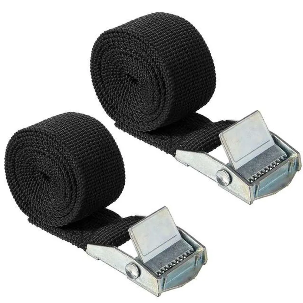 

2Pcs/set 1mx25mm Car Luggage Bag Cargo Lashing Strap Zinc Alloy Zinc Nylon Car Tension Rope Tie Down Strap Strong Ratchet Belt