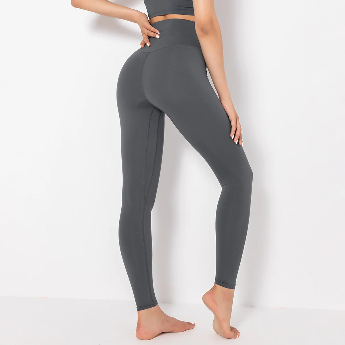 

Yoga Pants Women's High Waist Hip-up Running Tight Stretch Sports Fitness Pants