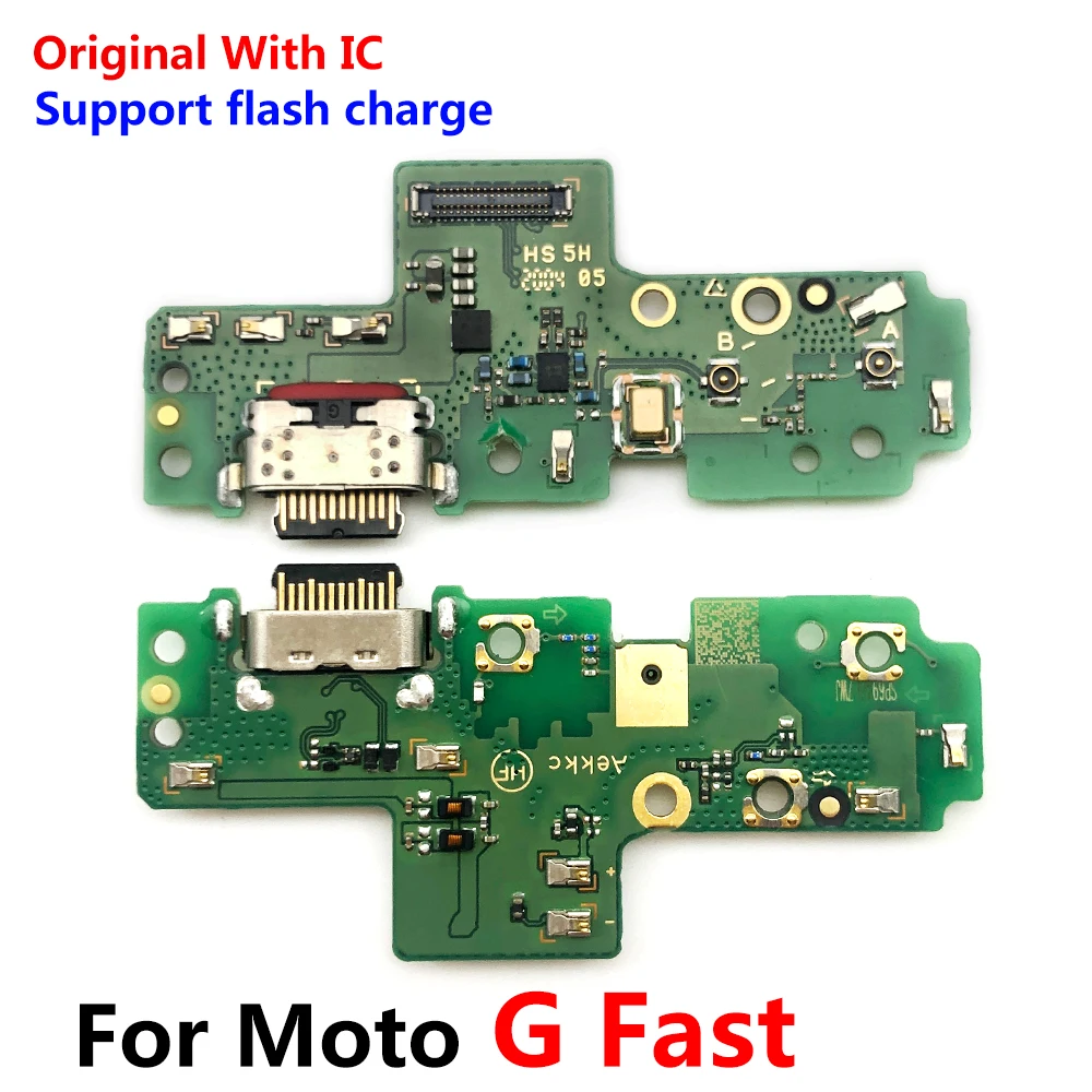 10 шт. оригинальная плата для быстрой зарядки Moto G PCB гибкий USB-порт соединитель
