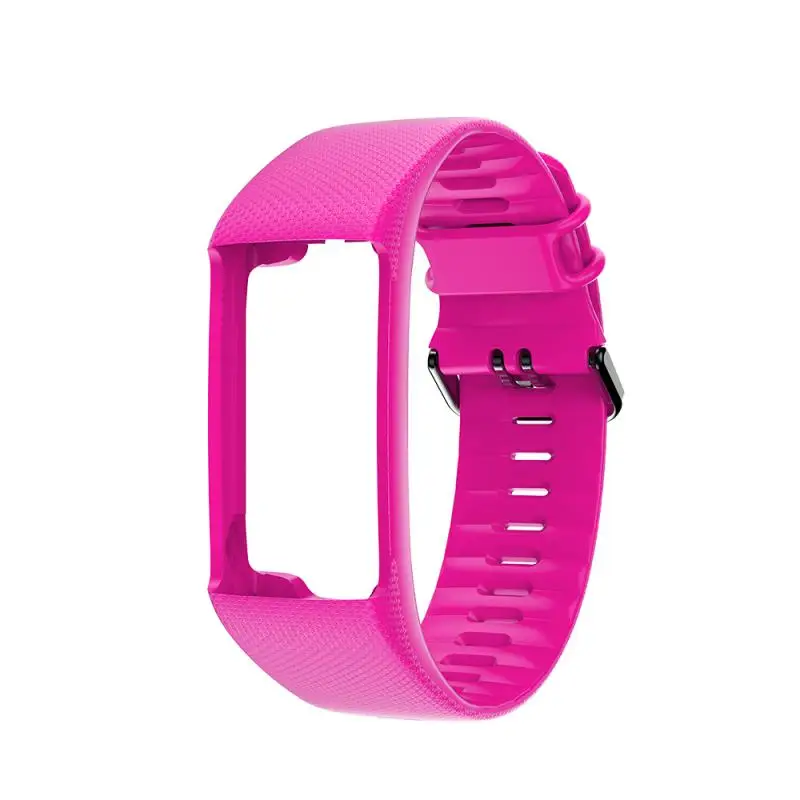 

Black Buckle Replacement Strap Smart Accessories Breathable Silicone Strap Multicolour For Polar A360 Watch Strap