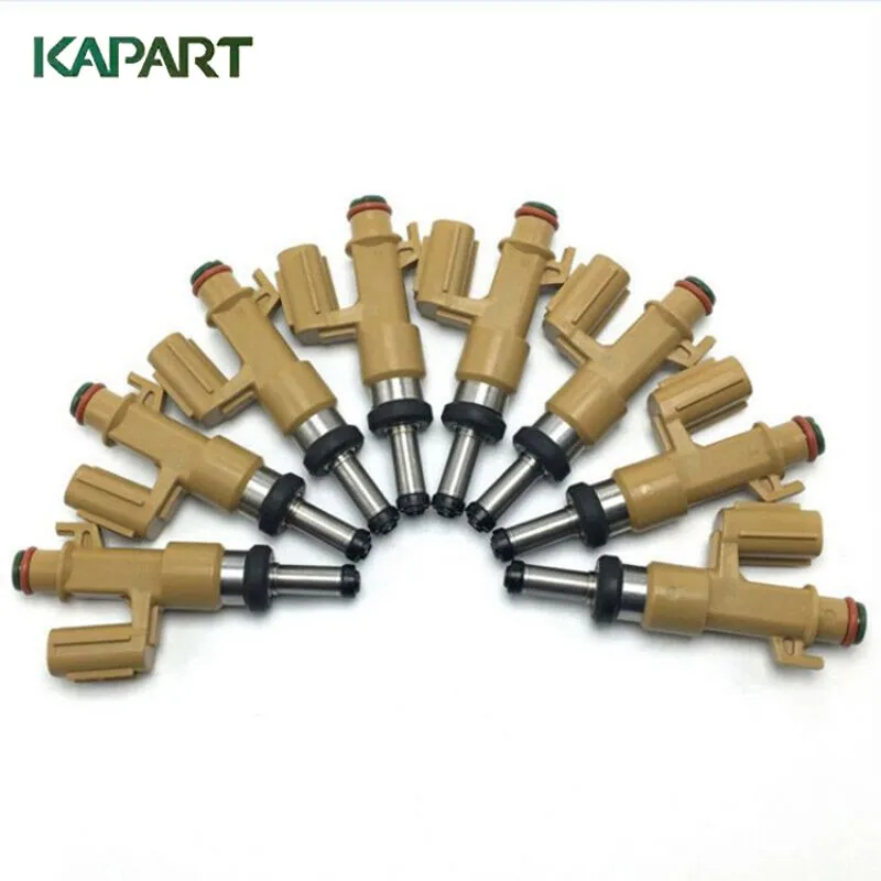 

8 шт./партия, форсунка топливного инжектора 23209-39165 23250-0S020 для Toyota Land Cruiser Lexus GX460 4.6L Sequoia Tundra 5.7L