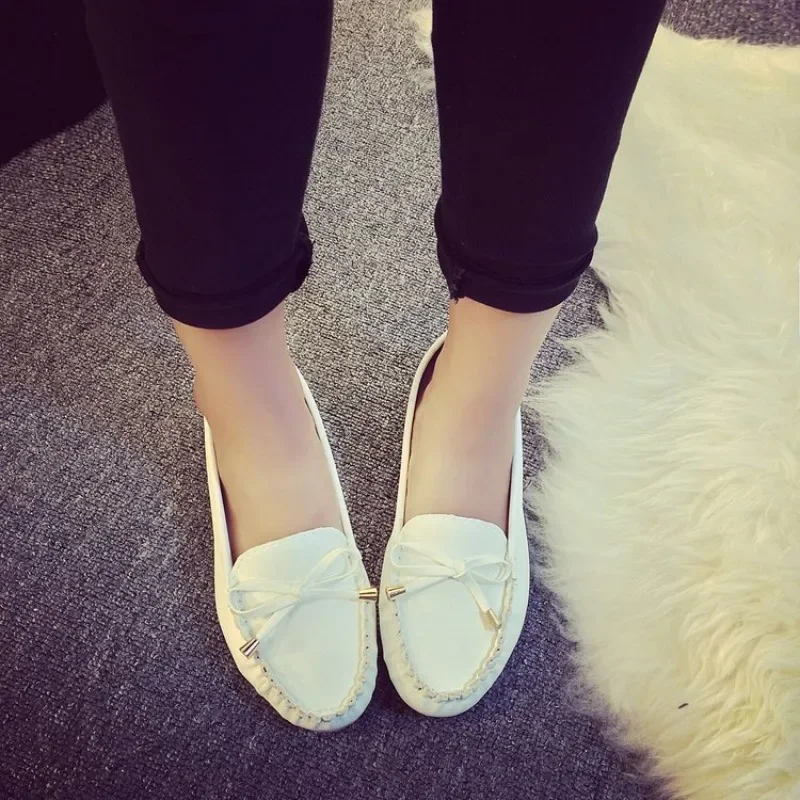 Женские лоферы туфли на плоской подошве весна-лето 2024 женская элегантная