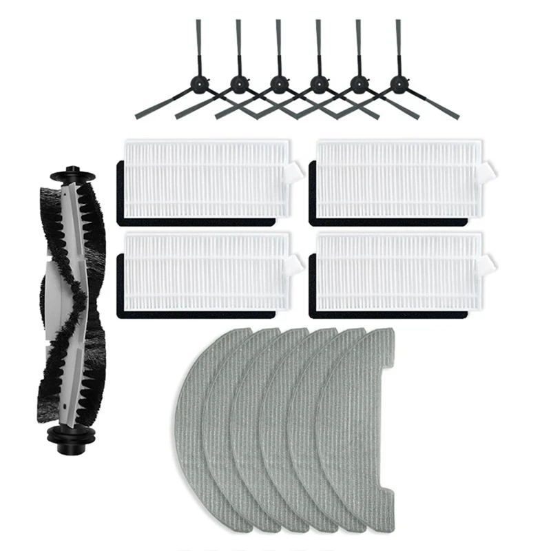 

For Xiebro HR1010 Robot Vacuum Cleaner Spare Parts Accessories Main Side Brush Hepa Filter Mop Pad