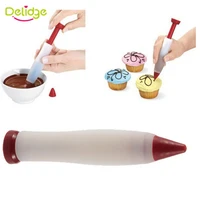 1pc dessert decorator pen pastry icing chocolate cake decorating tools cupcake biscuit bakeware drawing dropshipping