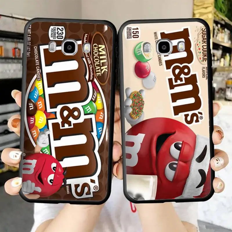 

M&M's Chocolate Nutella Bottle Mobile Phone Case for Samsung J 2 3 4 5 6 7 8 prime plus 2018 2017 2016 core