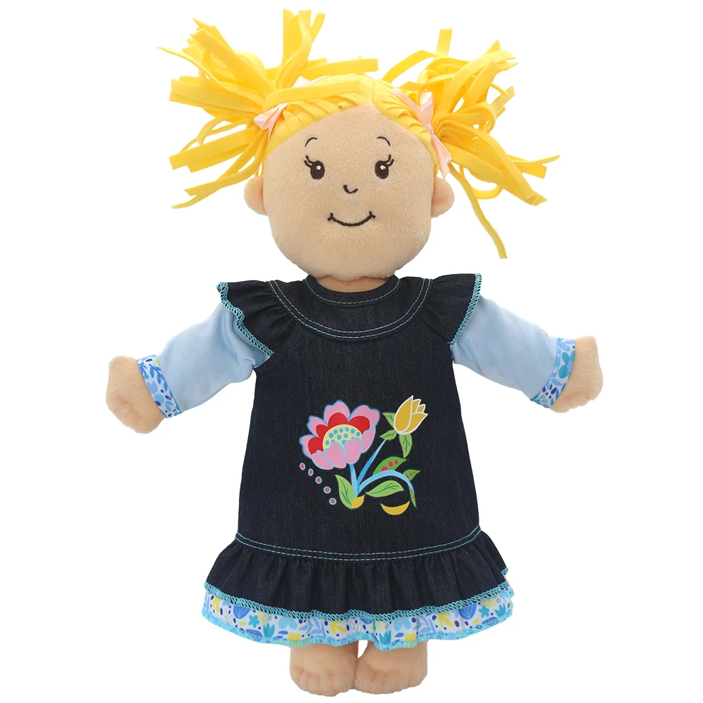 

Хлопковое летнее платье для девочек-кукол, 38 см, Одежда для кукол 16 дюймов, верхняя одежда