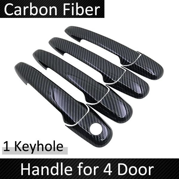 

Глянцевый черный чехол для ручки двери из углеродного волокна, аксессуары для Ford Fusion SE Sport 2006 2007 2008 2009 2010 2011 2012