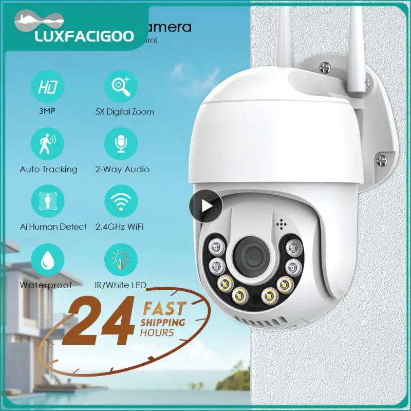 

Surveillance Camera 4w High Power Auto Tracking Security Camera Hd 3mp Resoluton Ai Human Detect Ip Camera Ptz Camera Outdoor