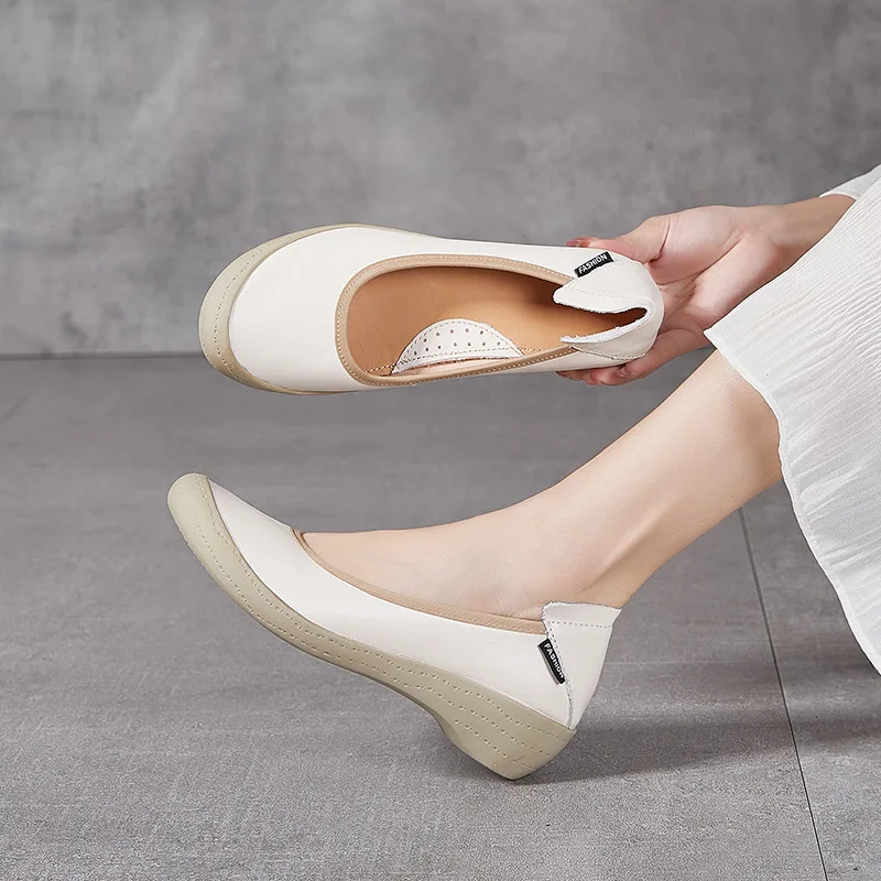 Женские туфли ручной работы Careaymade натуральная кожа высокий каблук