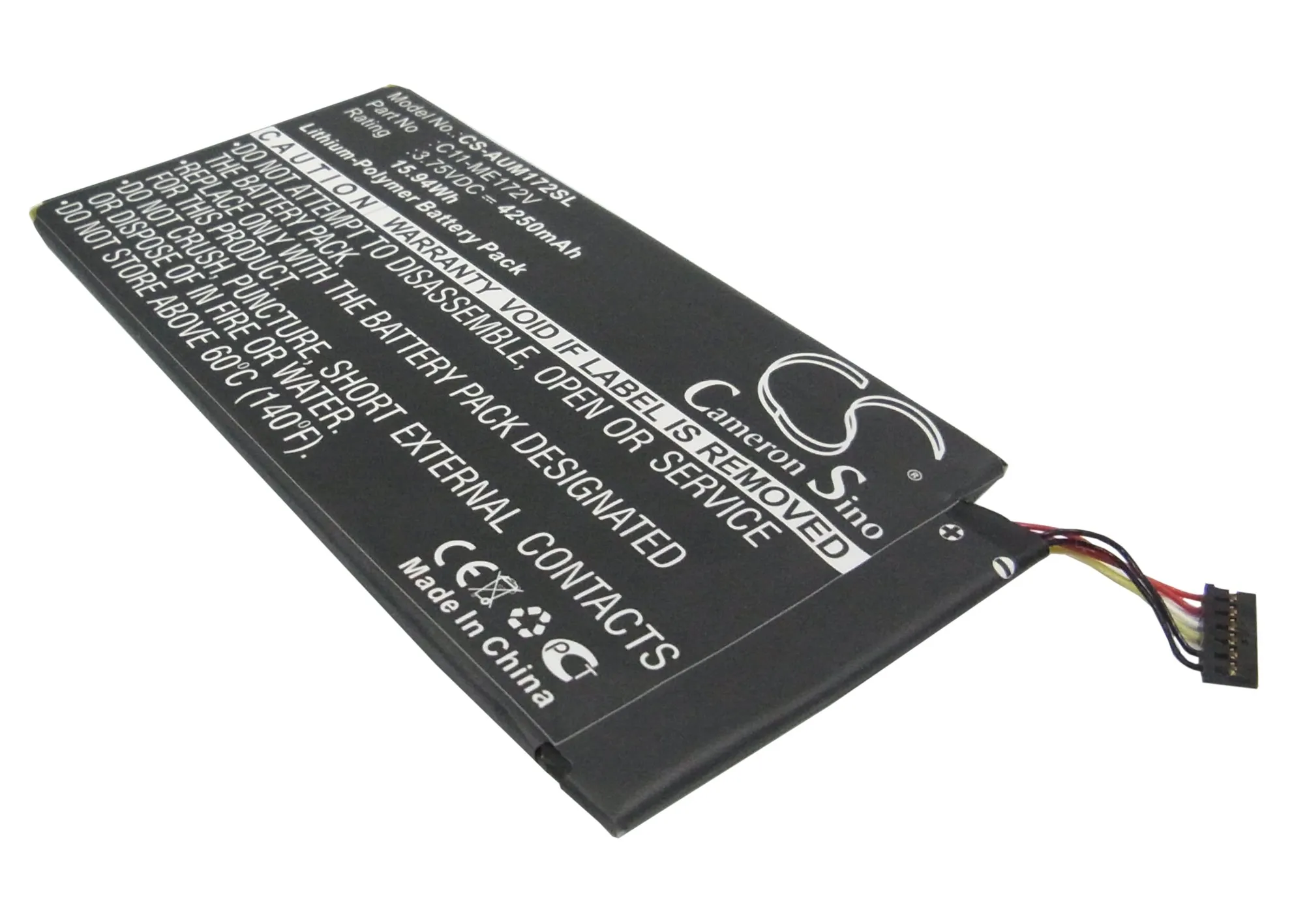 

CS 4250mAh/15.94Wh battery for Asus Fonepad 7",K004,ME172,ME172-GY08,ME172V,ME371,ME371MG,MeMO Pad ME172 C11-ME172V