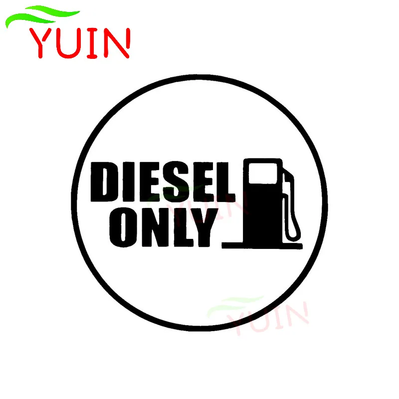 

Diesel Fun Fuel Car Sticker Body Window Decoration Fashionable PVC Waterproof Sunscreen Decal Black/White/Red/Laser/Silver