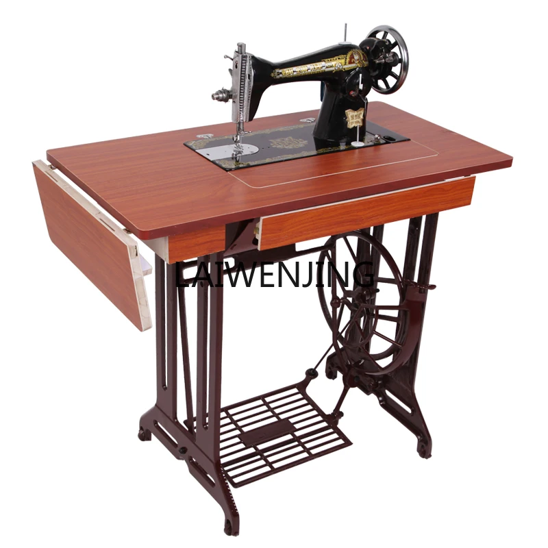 HLZ винтажная швейная машина бытовая настольная педаль ручная электрическая