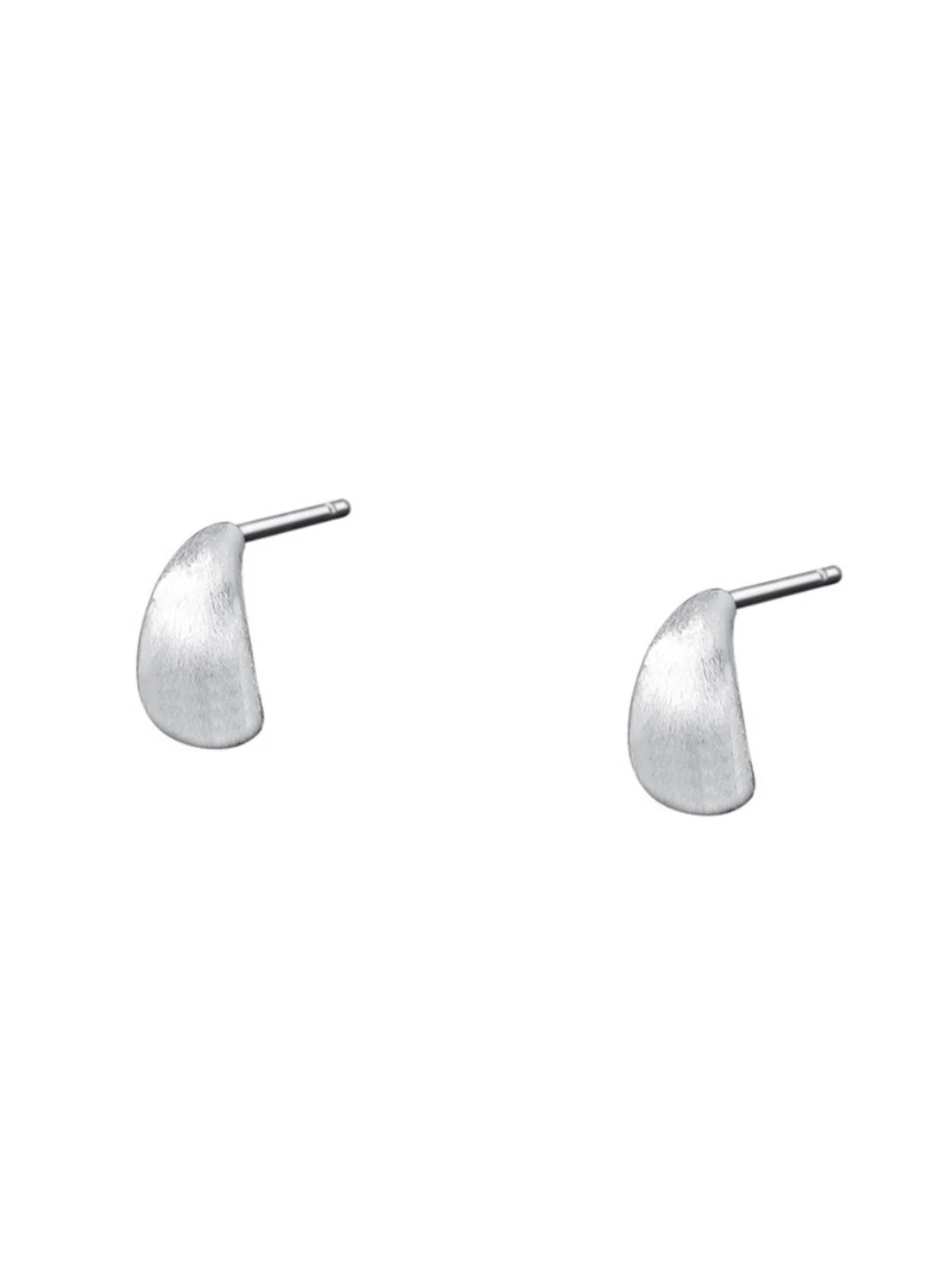 Женские серьги-капли из чистого серебра S999 простые и универсальные маленькие