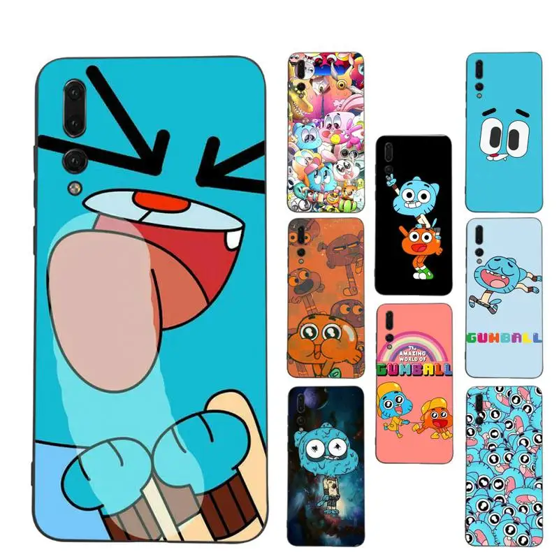 

Anime-World-of-Gumball Phone Case for Huawei P30 40 20 10 8 9 lite pro plus Psmart2019