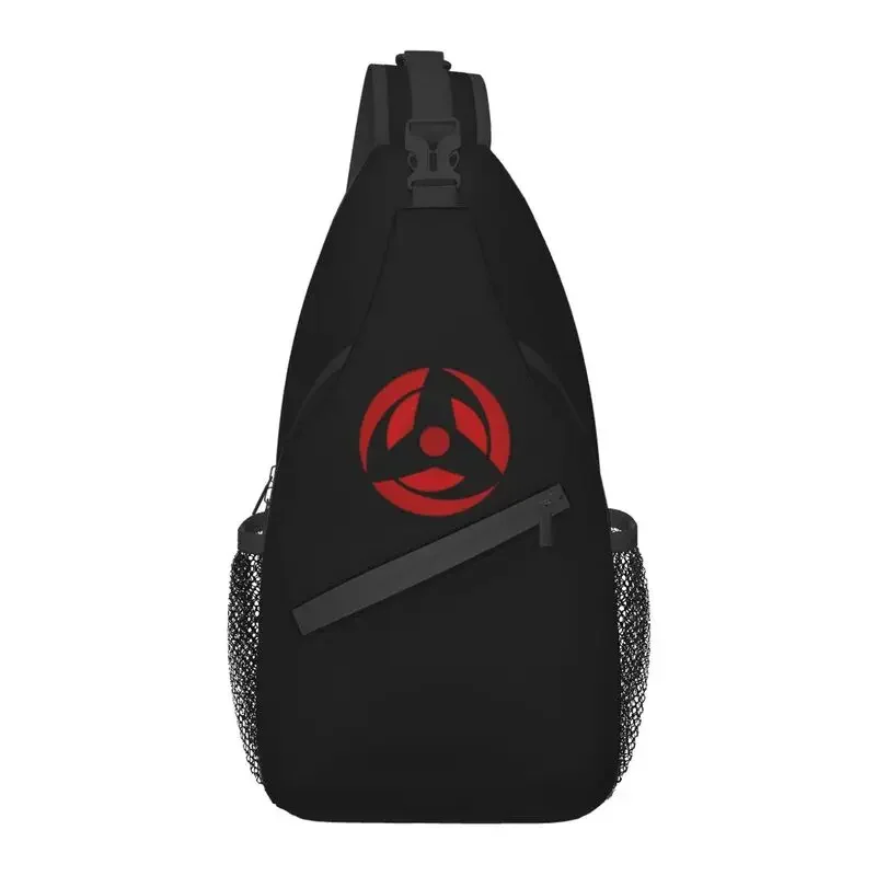 

Fashion Hokage Ninja Sharingan Kakashi Sling Crossbody Backpack Men Mangekyou Shoulder Chest Bag for Hiking