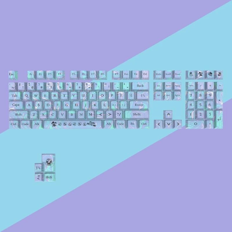 Фото OEM-профиль ANSI PBT-Dye-Subbed Клавички для переключателей MXStructure Mechaning Mechanical клавиатура Различная планировка №3
